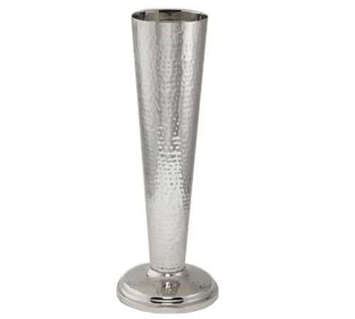 American Metalcraft HMWBSTND 6.13" Dia. x 23.75" H Silver Stainless Steel Wine Bucket Stand