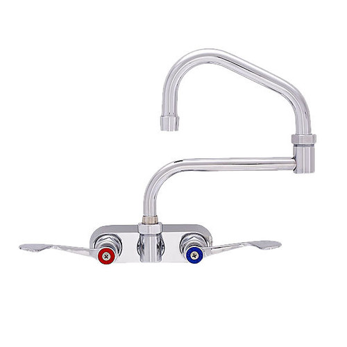 Fisher 62251 8" Stainless Steel Swing Spout Faucet With 4" Centers