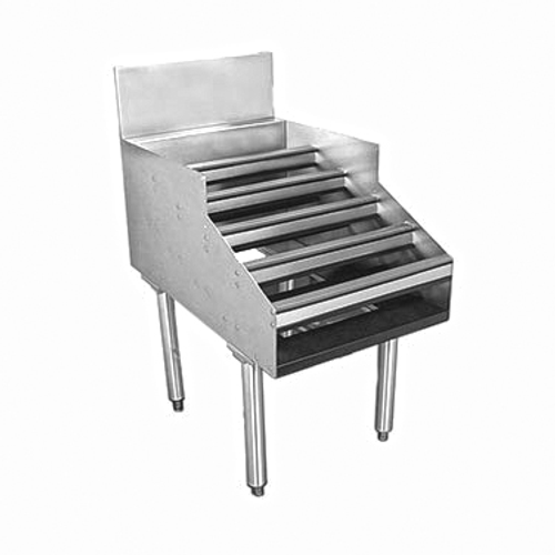 Glastender LDA-24D, 24"W x 29"D, Stainless Steel, Double Speed Rail
