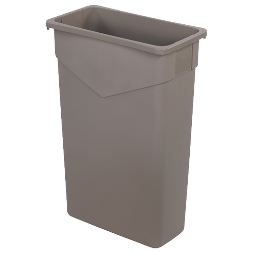 Carlisle 34202306 23 Gallon Polyethylene Beige Trimline Waste Container