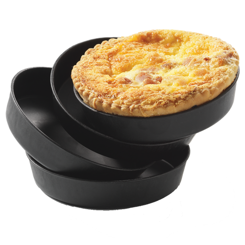 Matfer Bourgeat 345109 ExoGlass Quiche Mold 3-1/2" Dia. x 3/4"H Round - 1 Pack