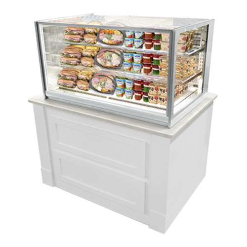 Federal Industries ITR4834 48" W Italian Glass Refrigerated Counter Display Case