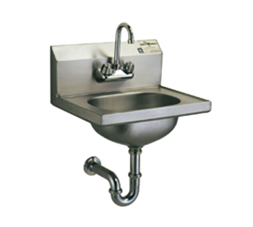Eagle Group HSA-10-FA-1X Hand Sink Wall Mount 13-1/2" wide x 9-3/4" Front-to-Back x 6-3/4" Deep Bowl