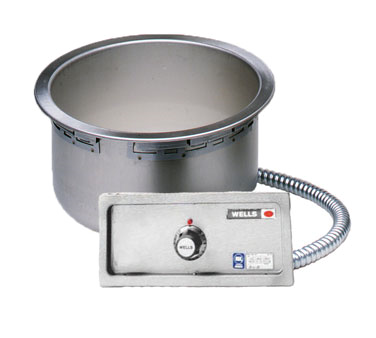 Wells SS-8TDUIAF Stainless Steel (1) 7 Quart Round Food Warmer