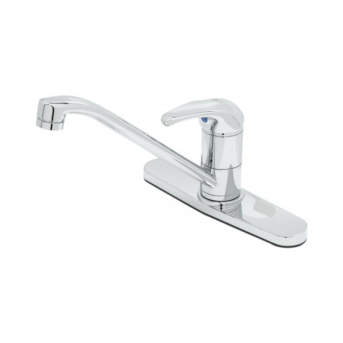 T&S Brass B-2731-VF05 Faucet single lever deck mount 9" swivel spout