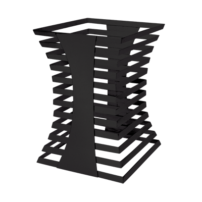 Eastern Tabletop 1720MB 10"W x 10"D x 14"H Black Stainless Steel Escalate Riser