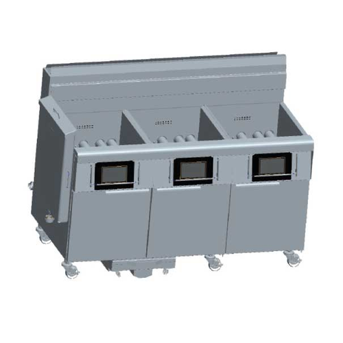 Frymaster 1FQG60T-NG 63 Lbs. Stainless Steel Natural Gas Frymaster FilterQuick Fryer - 119,000 BTU