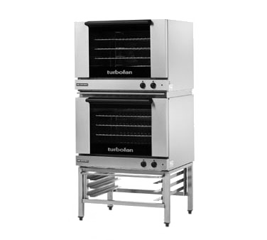 Moffat E28M4 Doubletstack Turbofan Electric Convection Oven (2 each E28M4 + 1 each DSK27/28/31)
