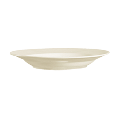 CAC China FR-3 10 Oz. European White Ceramic Round Franklin Pasta Bowl (2 Dozen Per Case)