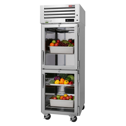 Turbo Air PRO-26-2R-G-N 28.75" W One-Section Glass Door Reach-In PRO Series Refrigerator