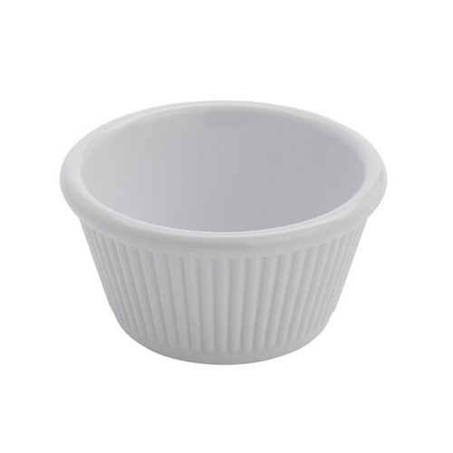 American Metalcraft MRF350W 3.13 3 Oz. Plastic White Ramekin
