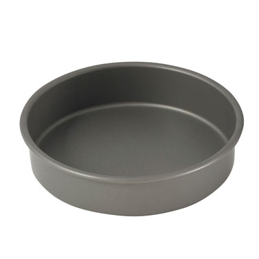 Winco HAC-082 8" x 2" Aluminum Cake Pan