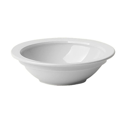 Cambro 45CW148
 4-5/8"
 5 oz
 PolyCarbonate
 White
 Round
 Camwear Bowl - 48/Case
