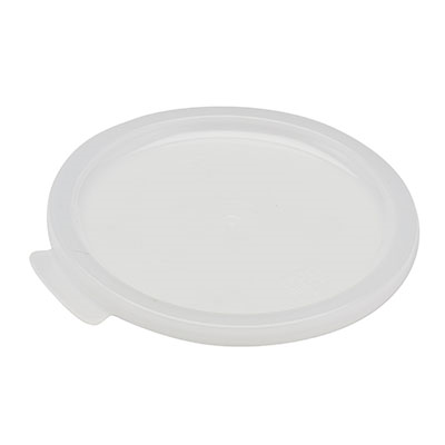 Cambro CPL12148 White Round Plastic Crock Cover - 12/Case