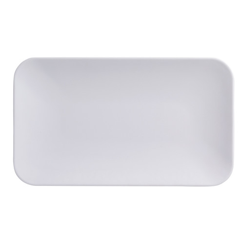 American Metalcraft MCP12WH Plastic White Rectangular Platter