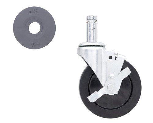 Metro 5Mb Super Erecta Stem Caster 5" Dia. 1-1/4" Face 200 Lb. Capacity