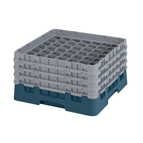 Cambro 49S800414 Camrack Glass Rack With (4) Soft Gray Extenders - 2 Cases