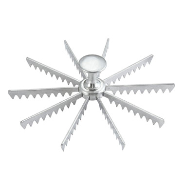 Winco APM-10 Cast Aluminum 10 Cut Pie / Cake Marker