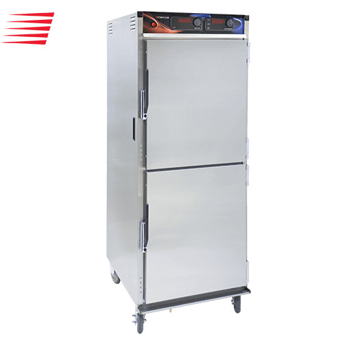 Cres Cor H137WSUA12D AquaTemp 28.25" W Stainless Steel 1-Compartment Insulated Mobile Heated Humidity Cabinet - 120 Volts
