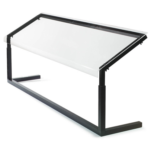 Carlisle 924803 48"W Black Portable Sneeze Guard