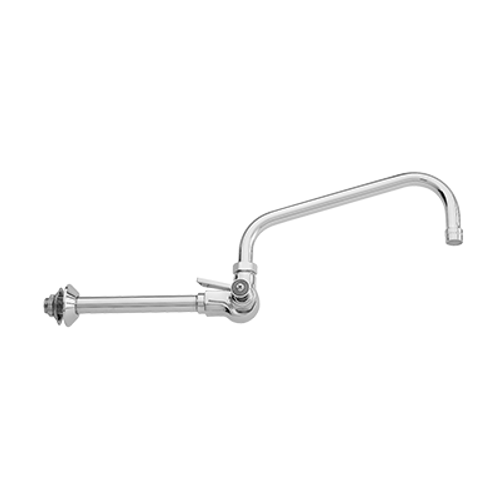 Fisher 58971 12"L Swing Spout Stainless Steel Elbow Chinese Range Faucet