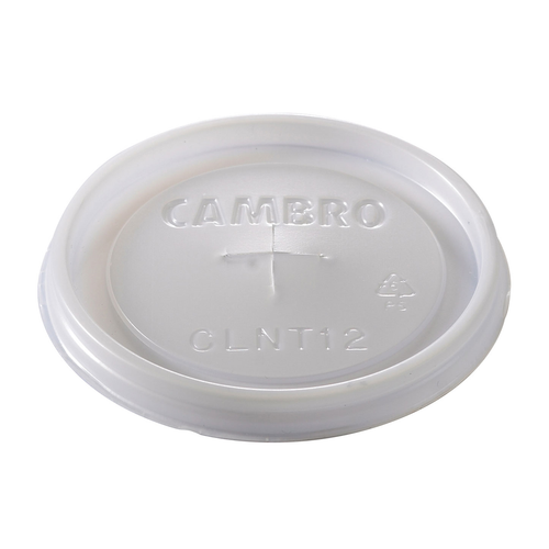 Cambro CLNT12190 Translucent Disposable CamLid (1000 Per Case)