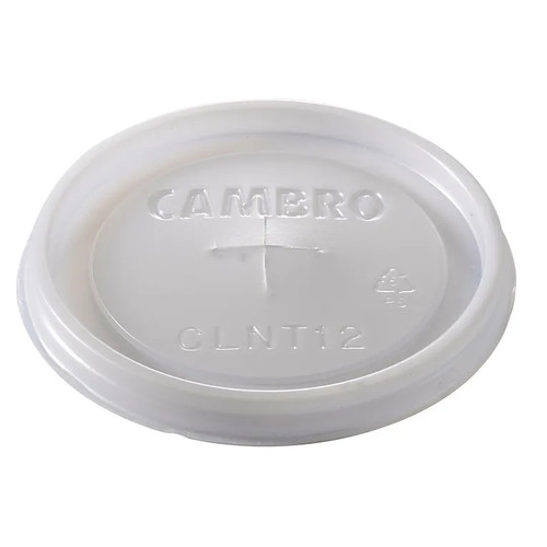 Cambro CLNT12190 Translucent Disposable CamLid (1000 Per Case)