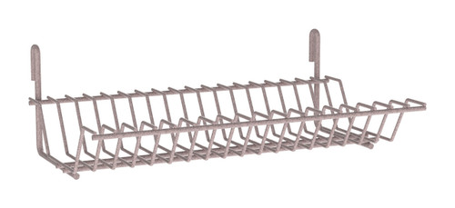 Metro IWA-11K4 Smartwall Lid Storage Rack 13-1/2"W Metroseal Gray Epoxy-Coated Corrosion-Resistant Finish