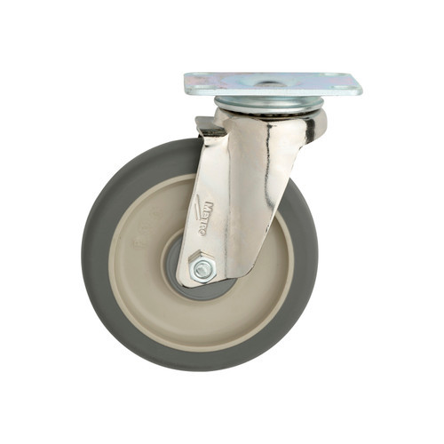 Metro B5P Super Erecta Dolly Plate Caster Swivel 5" Dia. 1-1/4"W Face 300 Lb. Capacity
