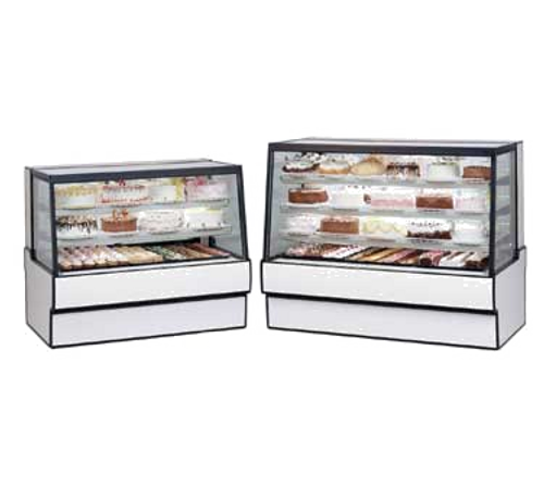 Federal Industries SGR7742 77.13" W Slanted Glass High Volume Refrigerated Bakery Case
