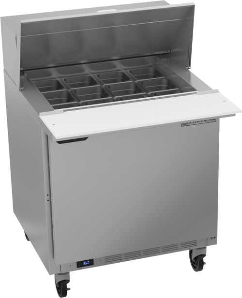 Beverage Air SPE32HC-12M 32" W One-Section One Door Sandwich Top Refrigerated Counter