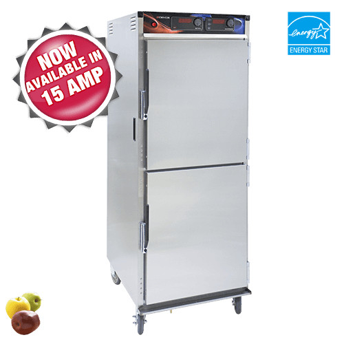 Cres Cor H137WSUA12D15A AquaTemp 28.25" W Stainless Steel 1-Compartment Insulated Mobile Heated Humidity Cabinet - 120 Volts, ENERGY STAR