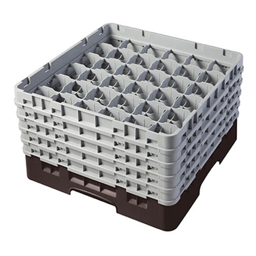 Cambro 36S958167 Camrack Glass Rack With (5) Soft Gray Extenders