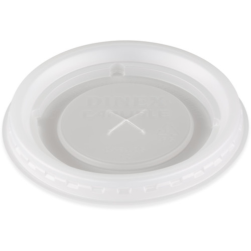 Dinex DX2125ST9000 5-12 oz. Polystyrene Disposable Lid