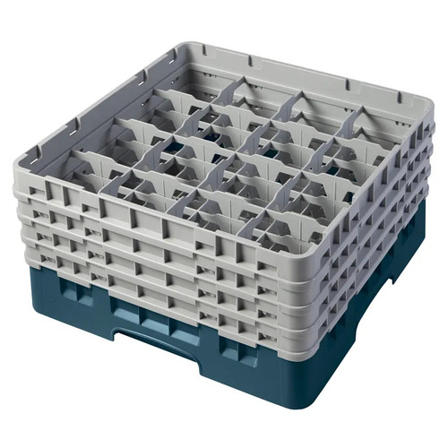 Cambro 16S800414 Camrack Glass Rack With (4) Soft Gray Extenders - 2 Cases