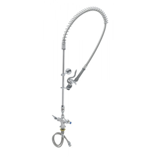 T&S Brass B-0113-Cr-V-Bc Easyinstall Pre-Rinse Unit Single-Deck Mount Vacuum Breaker 44"