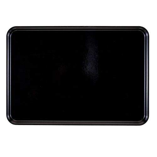 Cambro 1826110 17.88" Black Rectangle Camtray - 6/Case