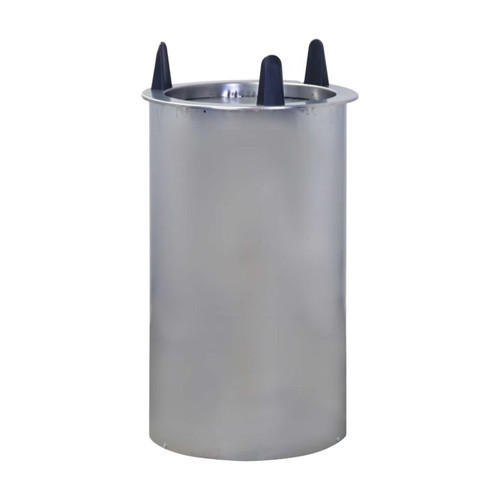 Lakeside 501225 Easy-Glide 15.88" W Stainless Steel Single Unheated Round Dish Dispenser