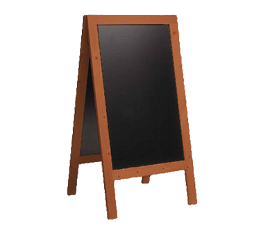 American Metalcraft SBSM135 Securit Sandwich Board Mahogany 28.13" W
