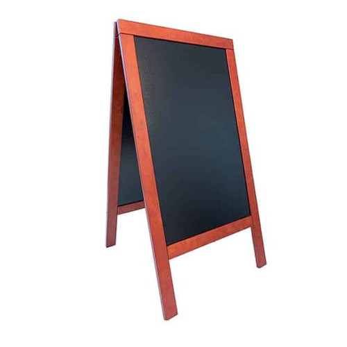 American Metalcraft SBSM135 Securit Sandwich Board Mahogany 28.13" W