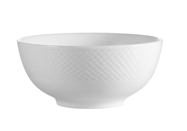 CAC China BST-18 15 Oz. Super White Porcelain Round Boston Nappie Bowl (3 Dozen Per Case)