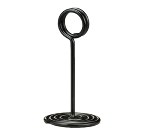 American Metalcraft NSB12 12" H Black Number Stand