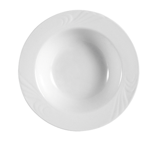 CAC China RSV-11 5.5 Oz. Super White Porcelain Round Roosevelt Fruit Dish (3 Dozen Per Case)