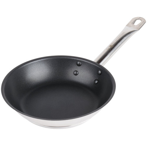 Vollrath N3808 8" Stainless Steel and Aluminum Optio Fry Pan