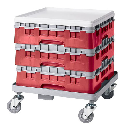 Cambro BR414163 Camrack Base Rack With Soft Gray Extender Full Size 19-3/4" x 19-3/4" 4-7/8" - 5 Cases