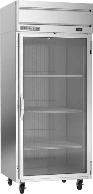 Beverage Air HRP1WHC-1G 35" W One-Section Glass Door Reach-In Horizon Series Refrigerator