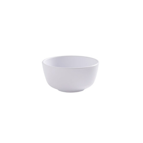 American Metalcraft MCB10WH 4.5 10 Oz. Plastic Matte White Round Bouillon Cup