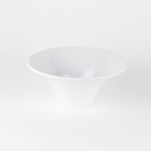 American Metalcraft FLRB95 9.5 54 Oz. Plastic White Round Endurance Serving Bowl