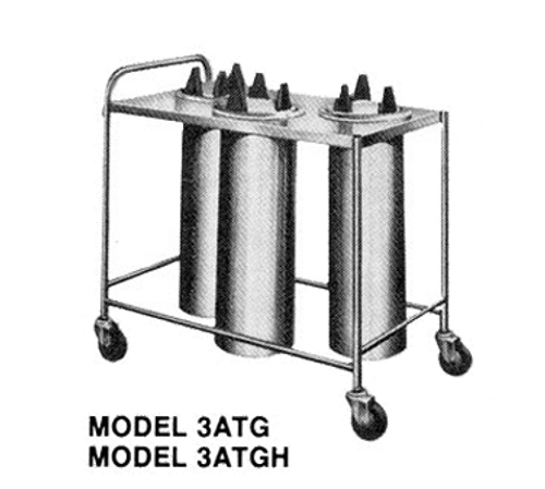 Piper Products 3ATGH3 Heated Dish Dispenser