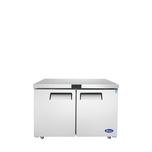 Atosa MGF8403GR 17.2 Cu. Ft. Solid Door Reach-In Undercounter Refrigerator - 115 Volts